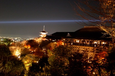 京都の夜の写真